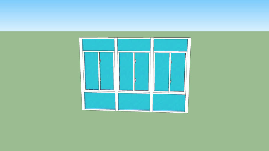 8x12 front wall glass