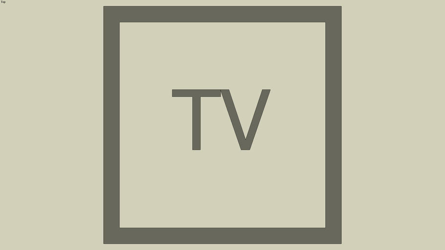 Tv Floor Plan Symbol