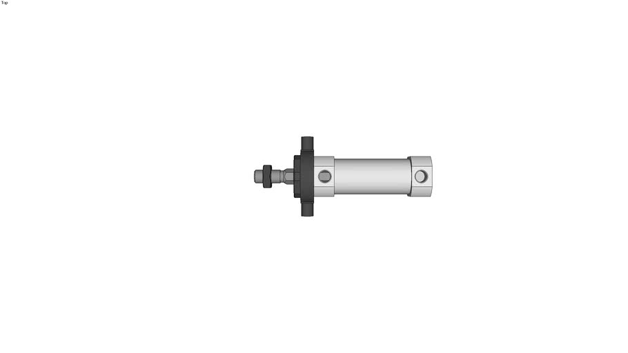 Air Cylinder/Nonrotating Double Acting Single Rod 3D Warehouse