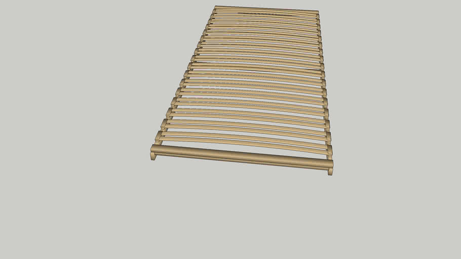 Slatted bed base 3D Warehouse