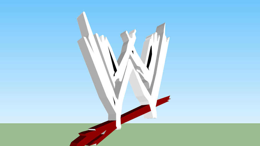 Wwe 3d Logo 3d Warehouse