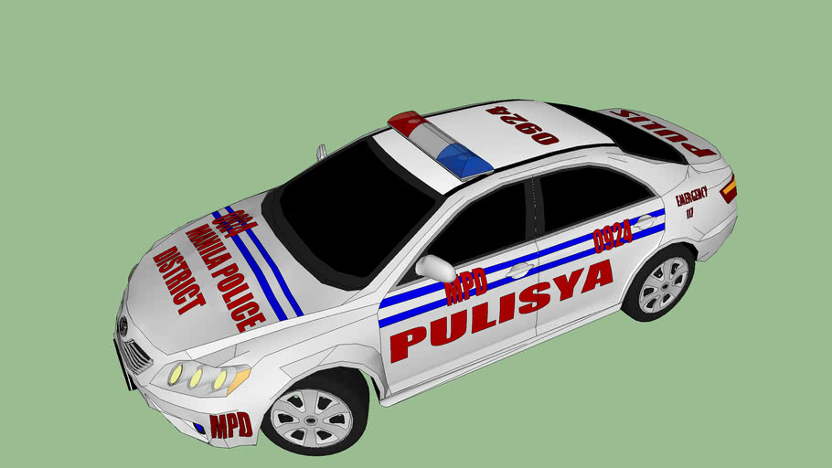 Toyota Vios Manila Police Car | 3D Warehouse