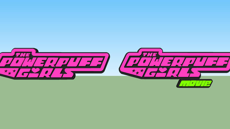 2 Logos Of The Powerpuff Girls The Powerpuff Girls Movie 3d Warehouse