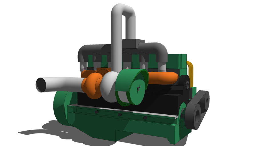 Diesel Engine | 3D Warehouse