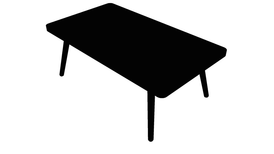 Source Furniture Sf 2028 311 Aria Coffee Table Rectangular 3d