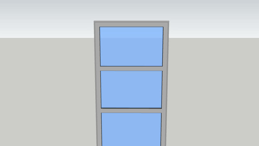 Window with 4 glass panes | 3D Warehouse