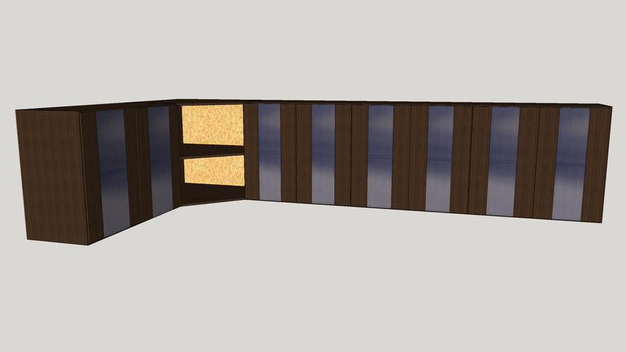 mueble de cocina con vidrio | 3D Warehouse