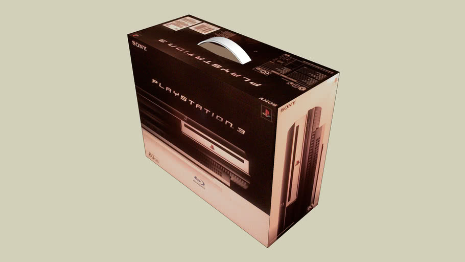 PLAYSTATION 3 Box 3D Warehouse