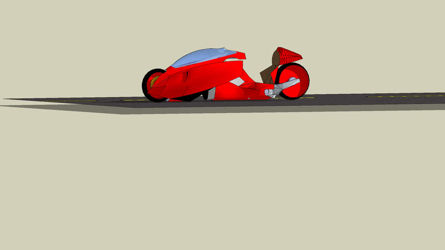 red power bike