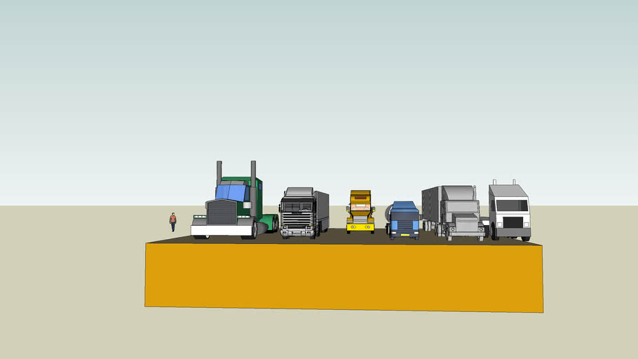 FLEET OF TRUCKS | 3D Warehouse