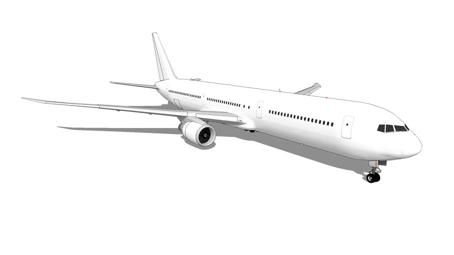 Boeing 767 400er Template 3d Warehouse