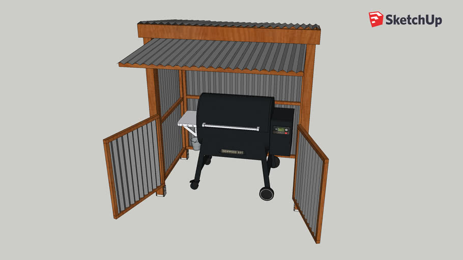 Grill Shed 3D Warehouse