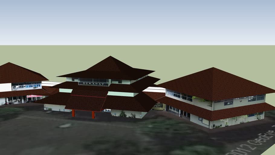 Dekanat Fakultas Teknik Undip 3d Warehouse