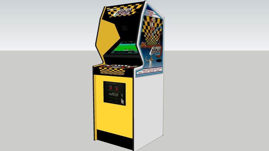 Hyper Sports arcade game 3D Warehouse