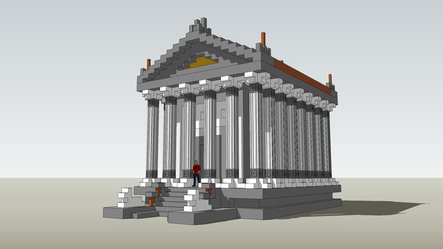 Greek temple in minecraft | 3D Warehouse