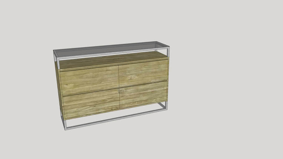 Industrial Style Dresser 3d Warehouse