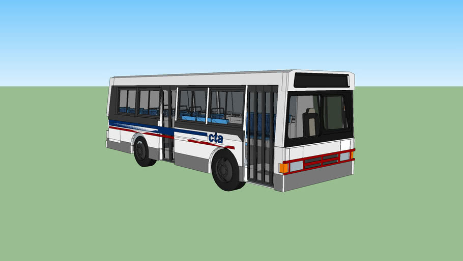 1995 Flxible Metro 'E' city bus (CTA- Chicago, IL variant) | 3D Warehouse