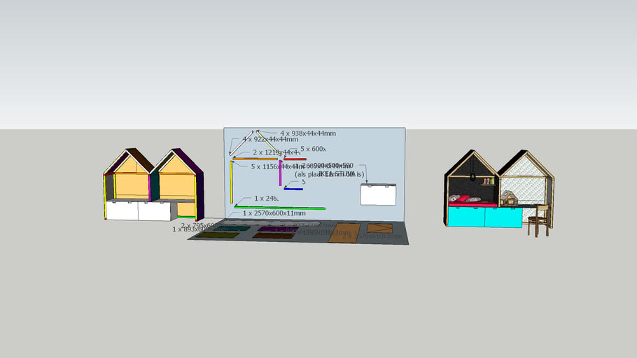 Kids Playhouse with IKEA Base 3D Warehouse