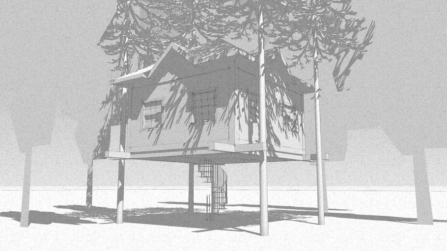 Mountain Tree House 3d Warehouse