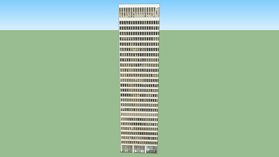 Building in Detroit, MI, USA