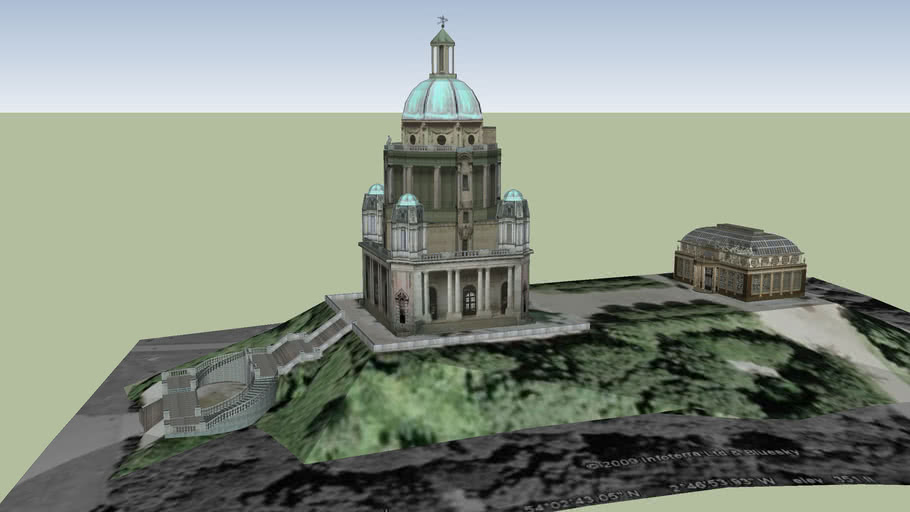 Ashton Memorial Lancaster and Butterfly House 3D Warehouse