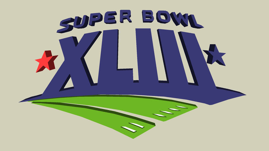 Super Bowl XLIII Logo | 3D Warehouse