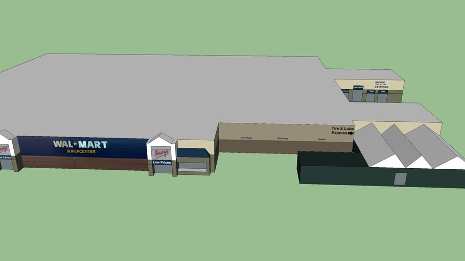 Walmart Supercenter Redesigned 3d Warehouse