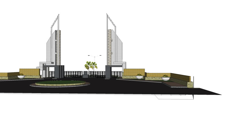 Desain Gerbang 3d Warehouse - IMAGESEE