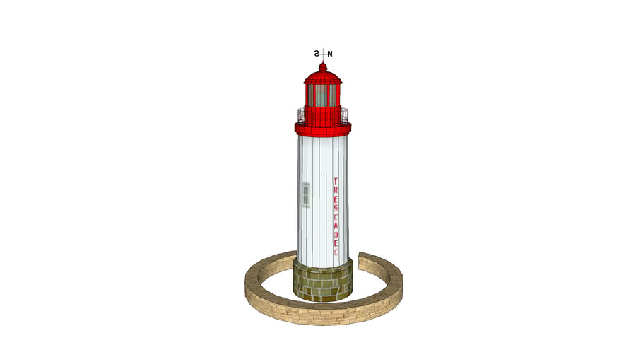 Le Phare De Trescadec 3d Warehouse