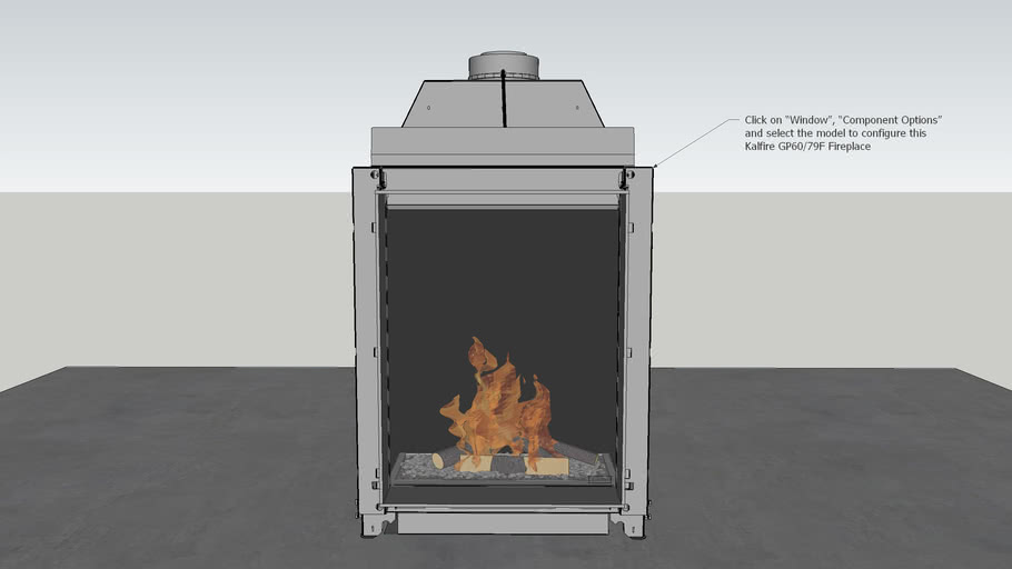Kalfire GP60/79F Fireplace