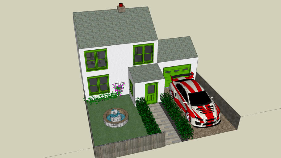 A Little House With A Cool Car