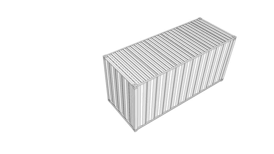 20ft High Cube Container | 3D Warehouse