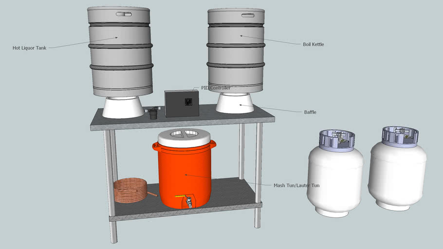 Garage Brewery | 3D Warehouse