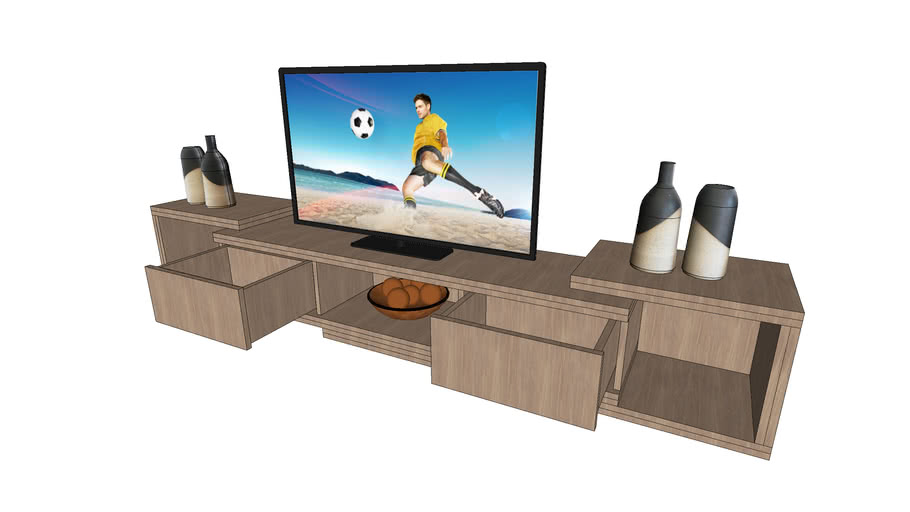 Mueble de Sala para TV | 3D Warehouse