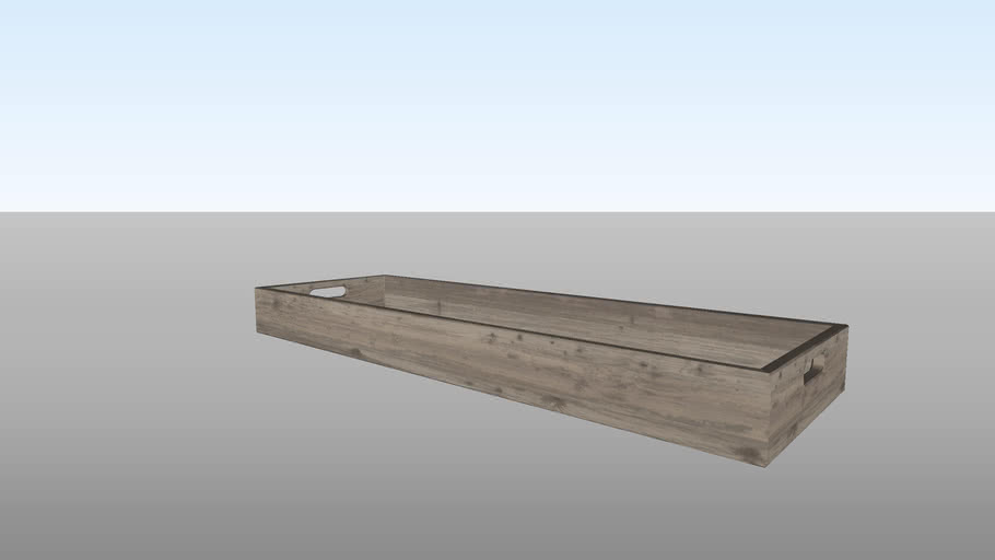 Wood Serving Tray 3D Warehouse