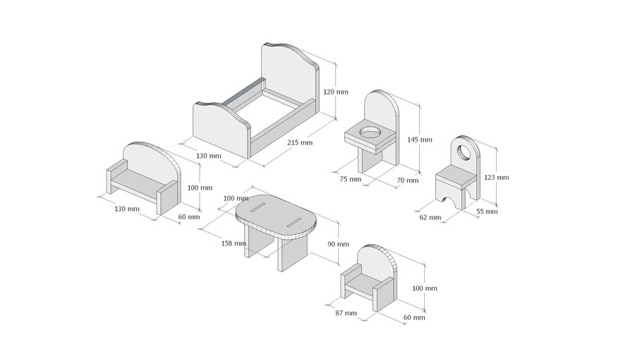 Готовая мебель для sketchup