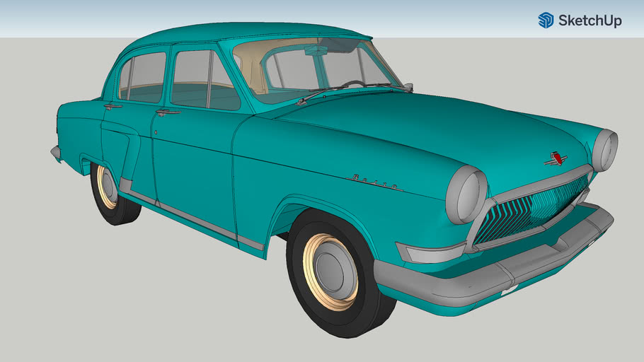 Gaz 21 Volga Gaz 21 Volga 3d Warehouse