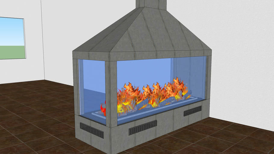 chimenea cristal | 3D Warehouse
