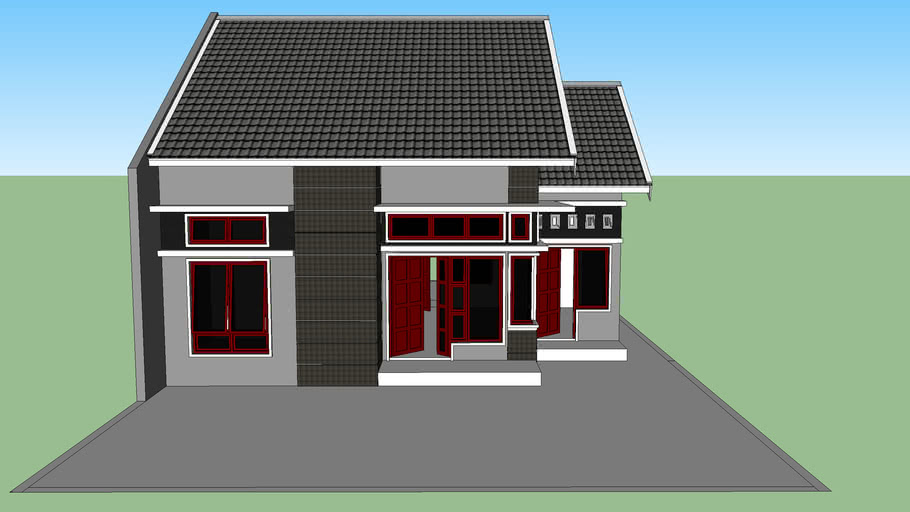 Rumah Minimalis Type 70 | 3D Warehouse