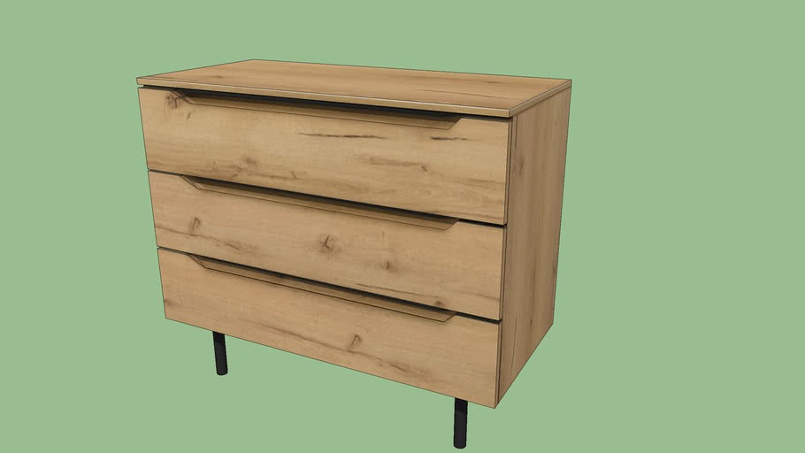Chest_of_drawers_Damien 3D Warehouse