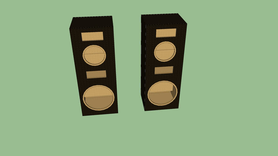 speaker towers | 3D Warehouse