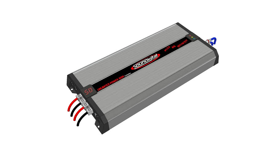 AMPLIFICADOR Soundigital SD Unlimited Power 100K Evolution | 3D Warehouse