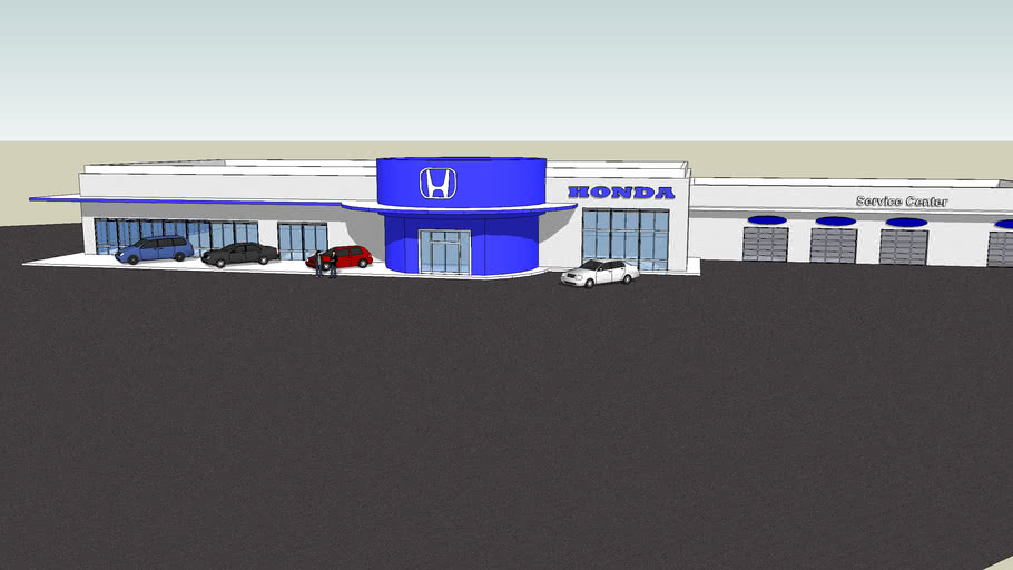 Honda Car Dealership 3D Warehouse