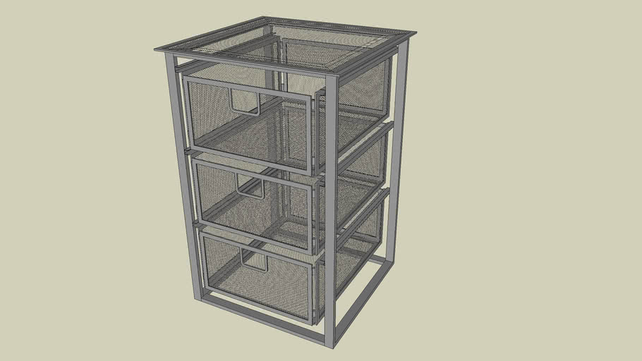 Wire drawers 3D Warehouse