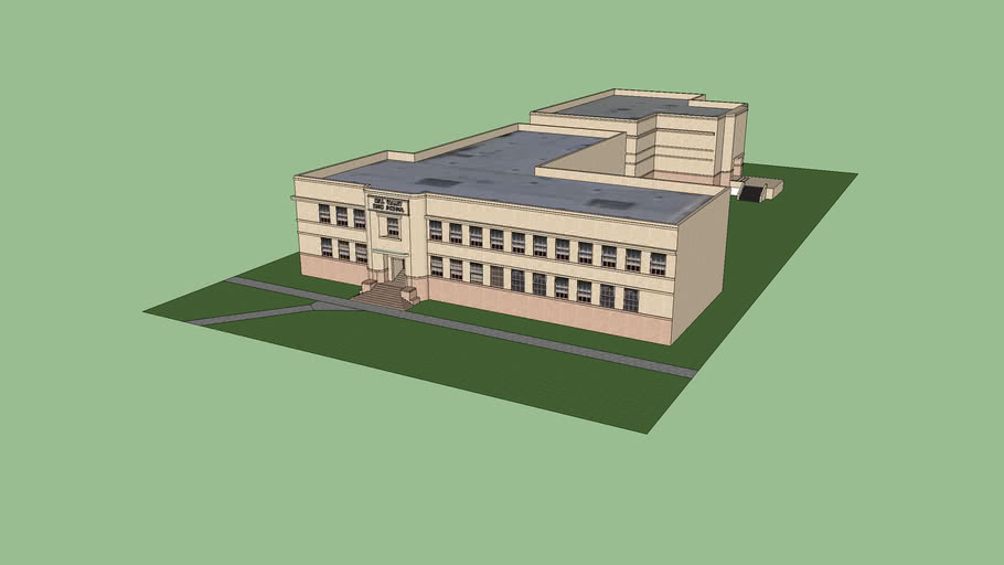 1985 hill valley high school 3D Warehouse