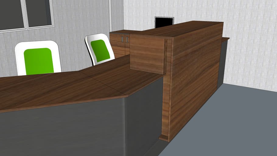 Reception Table 3D Warehouse
