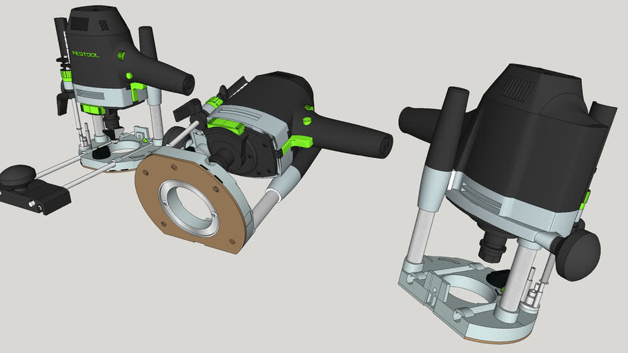 The Festool router (défonceuse) type OF 1400 3D Warehouse