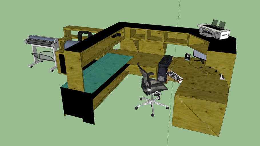 My Graphics Design Desk 3d Warehouse