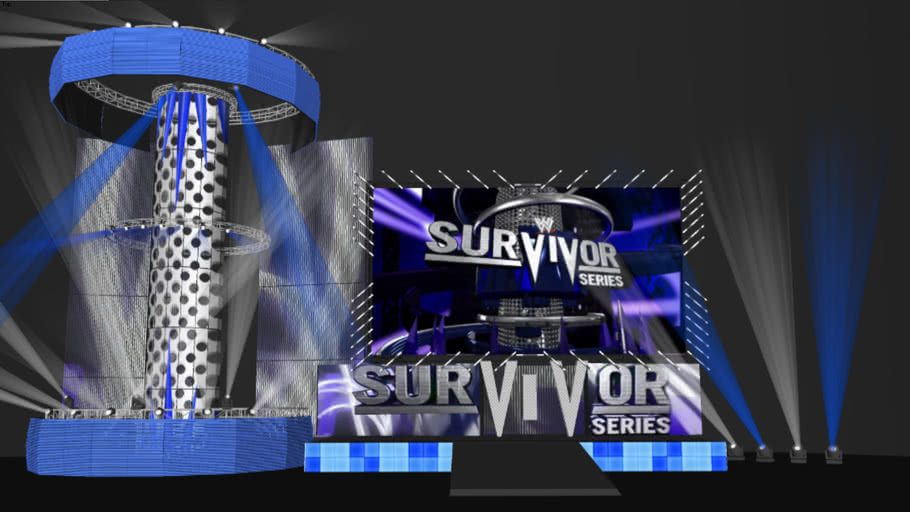 WWE Survivor Series HD Stage 2009 (Download Link in Description)  3D