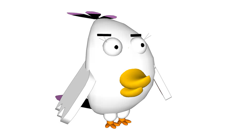 The Angry Birds Movie White Bird 3d Warehouse